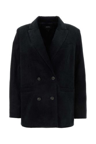 A. P.C. Black Corduroy Lucy Blazer - A.P.C. - Modalova