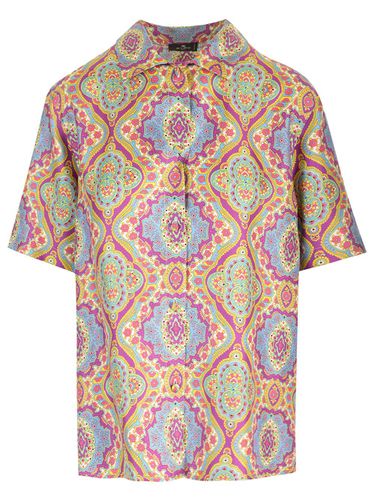 Multicoloured Printed Silk Shirt - Etro - Modalova