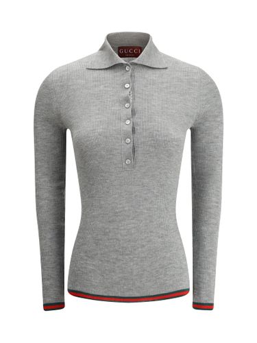 Gucci Cashmere Polo Shirt - Gucci - Modalova