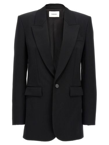 Single-breasted Wool Blazer - Saint Laurent - Modalova