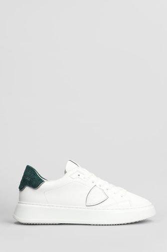 Temple Low Sneakers In Leather - Philippe Model - Modalova