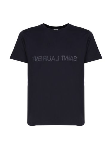 Reverse T-shirt In Cotton - Saint Laurent - Modalova