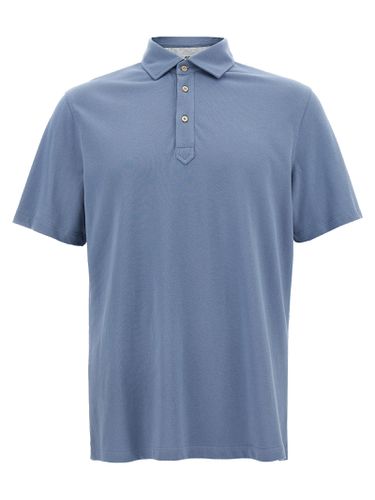 Piqué Cotton Polo Shirt - Brunello Cucinelli - Modalova