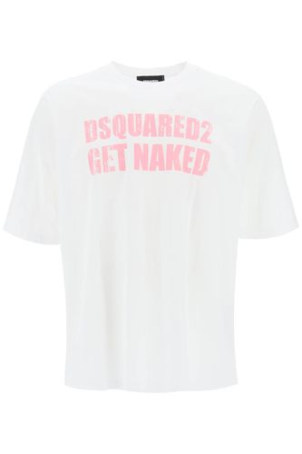 Skater Fit Printed T-shirt - Dsquared2 - Modalova