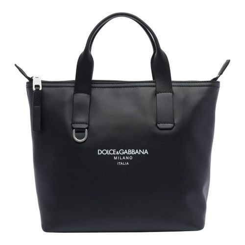 Small Logo Shopping Bag - Dolce & Gabbana - Modalova