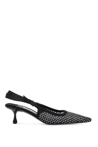 Mesh And Satin Slingback Amel 50 Dãcol - Jimmy Choo - Modalova