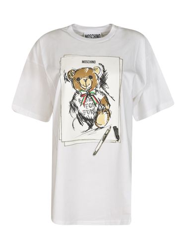 Moschino Teddy Printed T-shirt - Moschino - Modalova