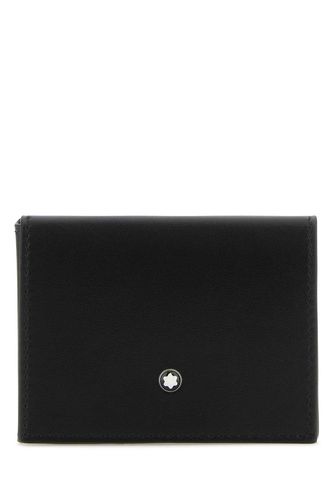 Montblanc Black Leather Card Holder - Montblanc - Modalova