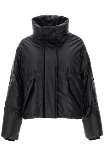 Black Leather-like Jacket - MM6 Maison Margiela - Modalova