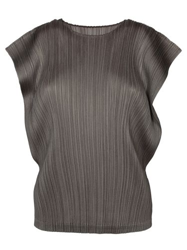 Pleats Please Khaki T-shirt - Issey Miyake - Modalova