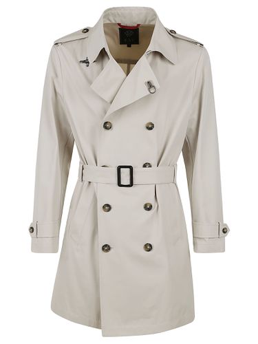 Fay Belted Double-breasted Trench - Fay - Modalova