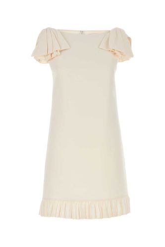 Valentino Ivory Wool Blend Dress - Valentino - Modalova