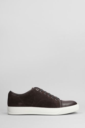 Lanvin Dbb1 Sneakers In Brown Suede - Lanvin - Modalova