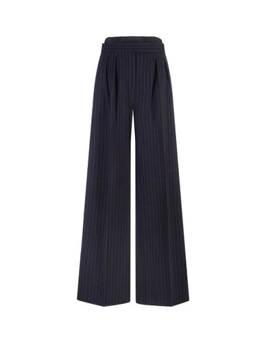 Max Mara Blue Piroghe Trousers - Max Mara - Modalova