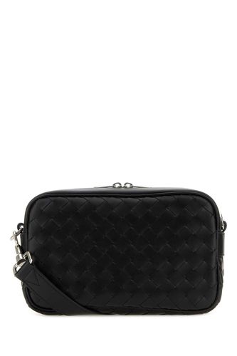 Black Leather Crossbody Bag - Bottega Veneta - Modalova