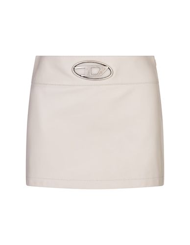 Diesel White L-dixy Mini Skirt - Diesel - Modalova