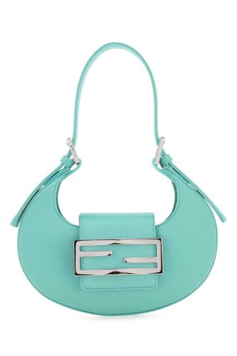 Sea Green Satin Mini Cookie Handbag - Fendi - Modalova