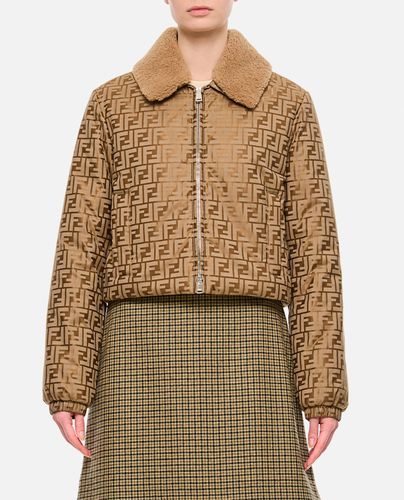 Front Zipped Ff Jacquard Jacket - Fendi - Modalova