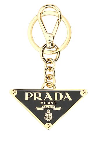 Prada Black Metal Key Ring - Prada - Modalova