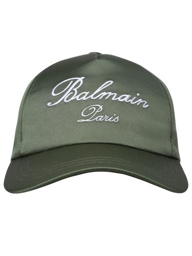 Balmain Green Polyester Hat - Balmain - Modalova