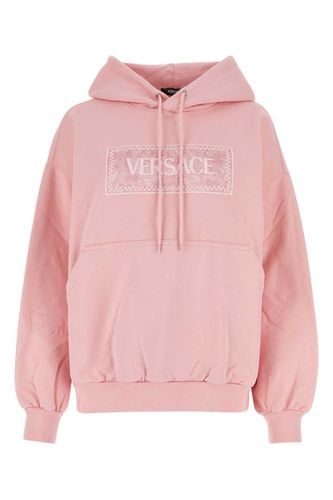 Versace Pink Cotton Sweatshirt - Versace - Modalova