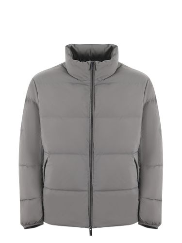 Quilted Nylon Down Jacket - Emporio Armani - Modalova