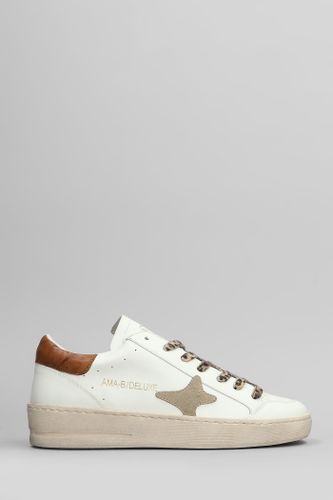 AMA-BRAND Sneakers In White Leather - AMA-BRAND - Modalova