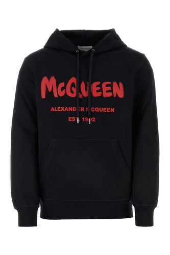 Black Cotton Sweatshirt - Alexander McQueen - Modalova