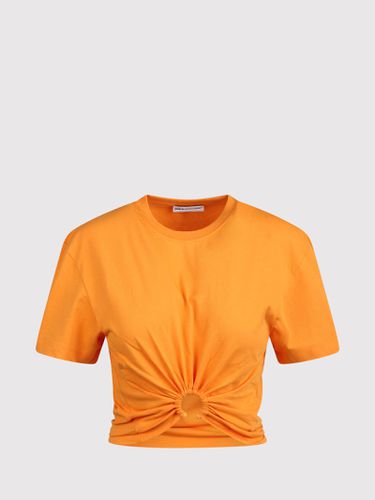 Rabanne Gathered Cotton T-shirt - Paco Rabanne - Modalova