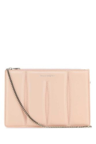 Pastel Pink Leather Shoulder Bag - Alexander McQueen - Modalova
