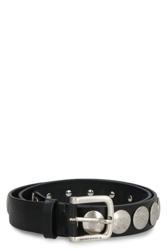 Trinidad Washed Leather Studded Belt - Golden Goose - Modalova