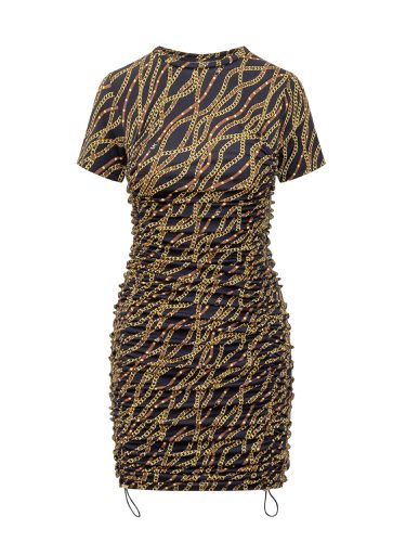 Mini Dress With All-over Chain Print - MICHAEL Michael Kors - Modalova