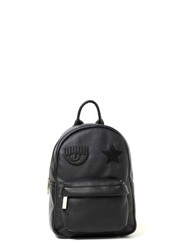 Chiara Ferragni Black Backpack - Chiara Ferragni - Modalova