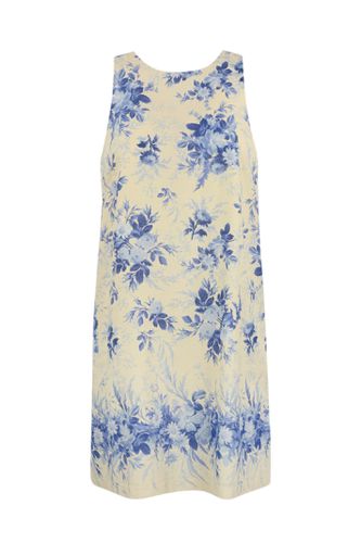 Floral Print Linen Blend Dress - TwinSet - Modalova