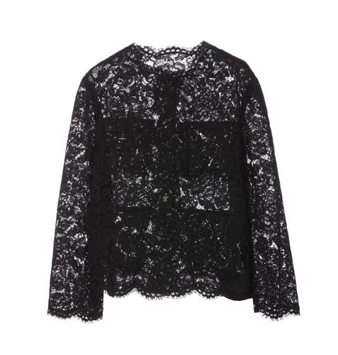 Single Breasted Lace Jacket - Dolce & Gabbana - Modalova