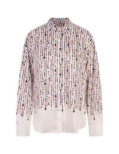 Shirt With Multicolour Bead Print - MSGM - Modalova