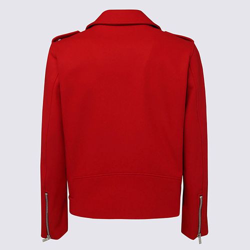 Red Virgin Wool Casual Jacket - PT Torino - Modalova
