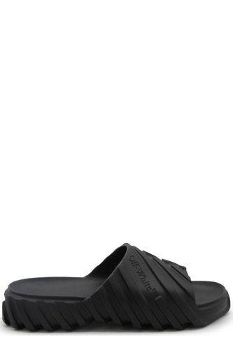 Off-White Open Toe Slip-on Sandals - Off-White - Modalova