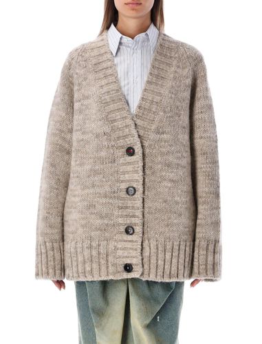 Cappuccino Alpaca Blend Oversize Cardigan - Maison Margiela - Modalova