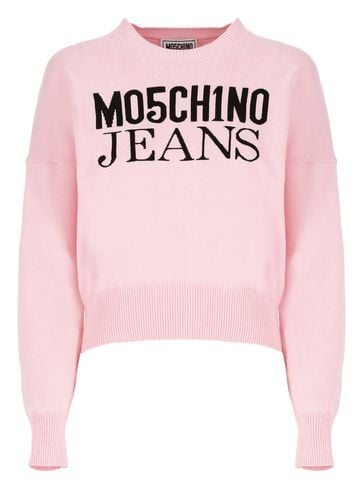 M05CH1N0 Jeans Pink Cotton Sweater - M05CH1N0 Jeans - Modalova