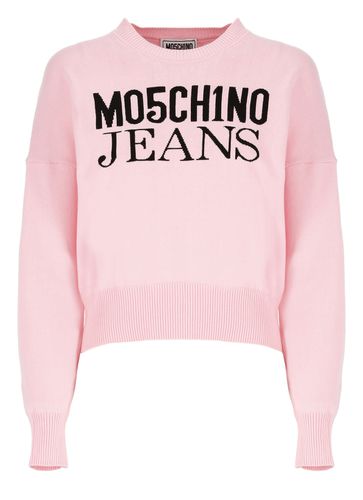 M05CH1N0 Jeans Pink Cotton Sweater - M05CH1N0 Jeans - Modalova