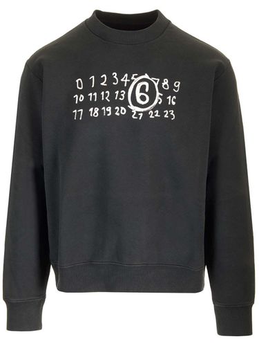 Cotton Jersey Sweatshirt - MM6 Maison Margiela - Modalova