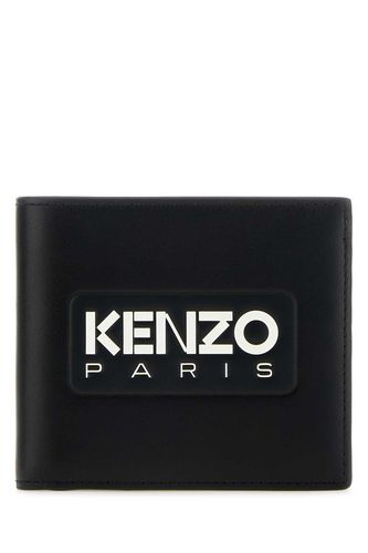 Kenzo Black Leather Wallet - Kenzo - Modalova