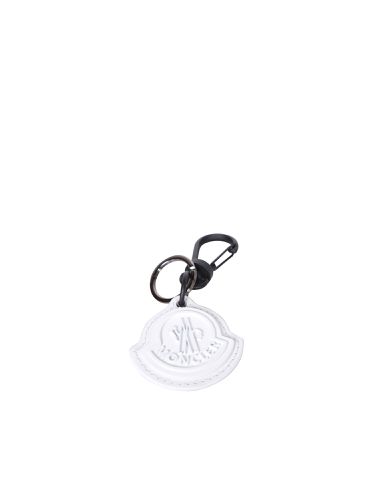 Moncler Key Ring White Keychain - Moncler - Modalova