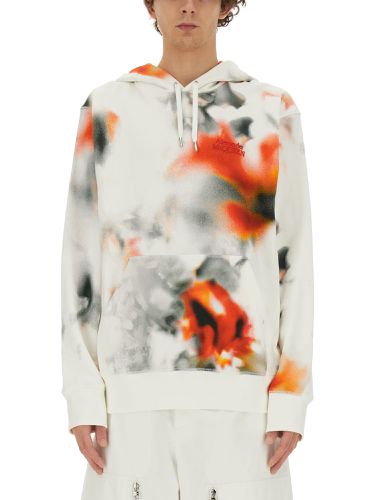 Obscured Flower Sweatshirt - Alexander McQueen - Modalova