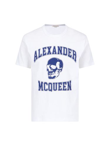 Alexander McQueen varsity T-shirt - Alexander McQueen - Modalova