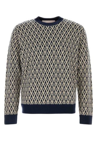 Embroidered Wool Sweater - Valentino Garavani - Modalova