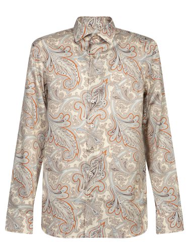 Etro Beige Paisley Shirt - Etro - Modalova