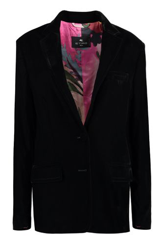 Etro Velvet Blazer - Etro - Modalova