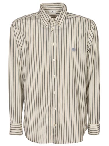 Etro Roma Logo Striped Shirt - Etro - Modalova